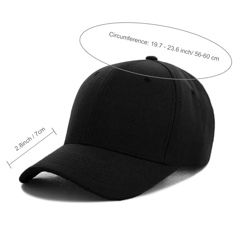 Gorra clásica de algodón para mujer y hombre, pack 12 piezas miniatura 2