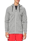 Nike Therma-Material Intersport Mens Therma Full Zip Hoodie, Dark Grey Heather/Black, L