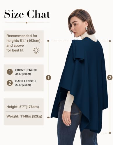 Image of PULI Womens Cross Front Poncho Shawl Wrap Elegant Wedding Formal Gift
