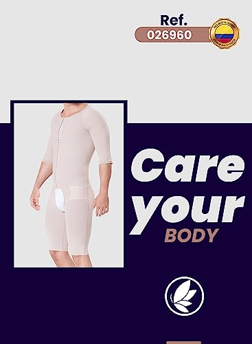 Fajitex Men's Fajas Colombianas Para Hombre Abdomen, Chest, Back, Arms And Legs Shaping Girdle Full Body 026960 #TOP7