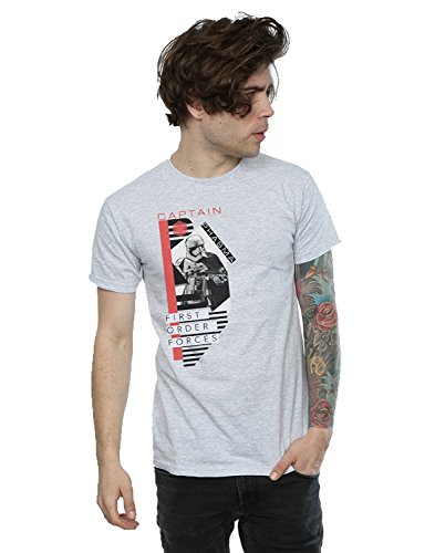 Star Wars Men's The Last Jedi Captain Phasma T-Shirt X-Large Sport Grey