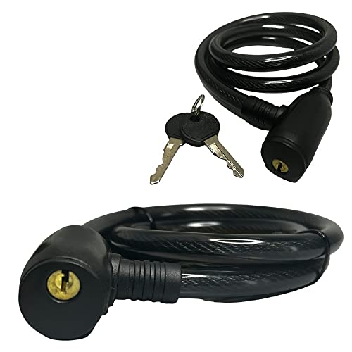 Trava Cadeado Reforçado para Portão Moto Capacete Bike Bicicleta 100cm 12mm