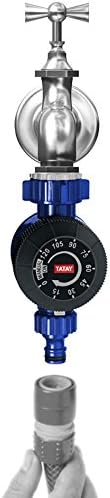 TATAY Manual water timer, with tap connector, and 1-120 minute programming