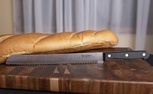 Humbee Chef Serrated Bread Knife For Home Kitchens 10 Inch Black 8 Humbee Chef Serrated Bread Knife For Home Kitchens 10 Inch Black