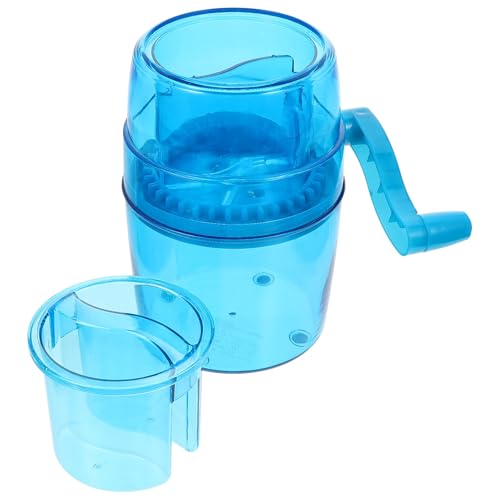 MAGICLULU Máquina Trituradora de Hielo Manual Portátil para Cocina, Azul