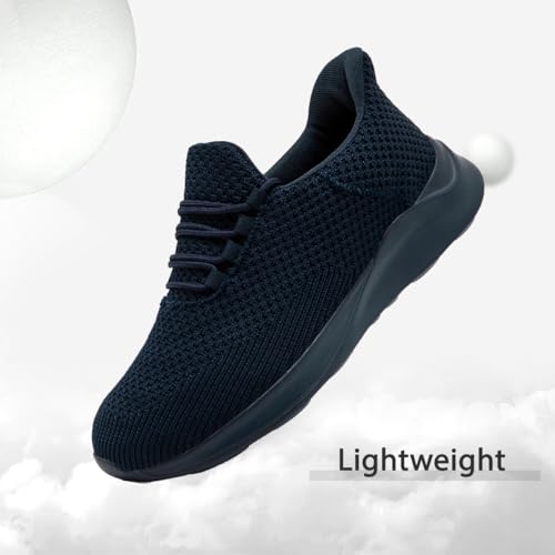 Image of DLWKIPV Womens Walking Running Shoes Tennis Slip On Sneakers Gym Workout Sport Lightweight Breathable Mesh Comfortable Casual