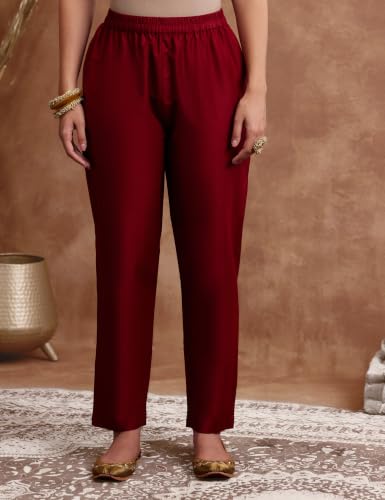 Image of Amazon Brand - Myx Women's Embroidered Kurta Suit Set with Dupatta with Jaquard Dupatta | A-Line Salwar Suit Set (Available in Plus Sizes)