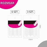 9 paczek naklejek do stylizacji paznokci, naklejki French manicure Smile, dekoracja do paznokci DIY, modne akcesoria do stylizacji paznokci.