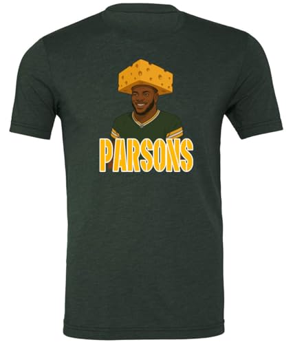 Triblend Micah Parsons Green Bay Cheesehead Shirt T-Shirt