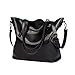 Women Retro Crossbody Bag Rakkiss Leather Shoulder Bag Handbag Bucket Large Capacity Bag Tote Backpack Bags (One_Size, Brown)