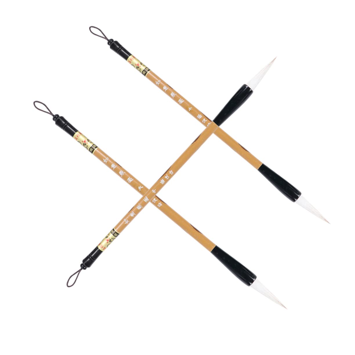 IWOWHERO 3Pcs Wolf Hair Calligraphy Brush S Traditional Drawing Tools for Kanji Art for Beginners and Enthusiasts
