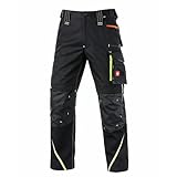 Engelbert Strauss 65511 Hose e.s.Motion 2020 (60, Schwarz/Warngelb)