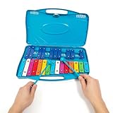 MoResolune Glockenspiel Xylophone for Kids Adults 25 Notes Rainbow Key Xylophone with Case for Student Beginners Instruments Christmas Gifts