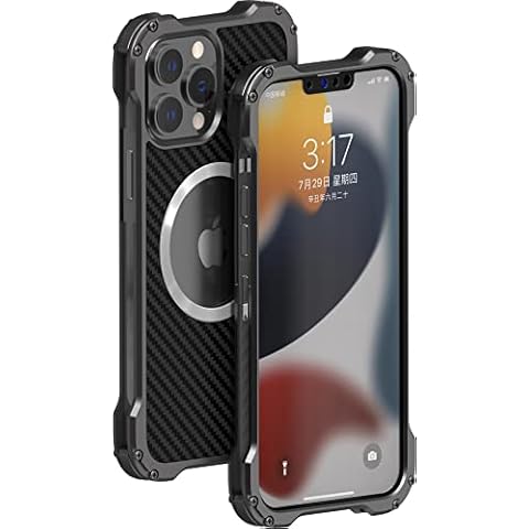Simptech Carbon Fibre Phone Case for iPhone 13 Pro Max Lightweight Tough Rugged Heavy Duty Shockproof Protective Case for iPhone 13 Pro Max 6.7 inch Cover