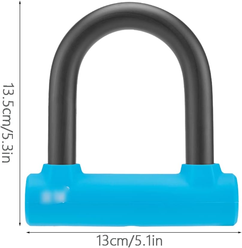 Heavy Locks Bicycle Lock U-Lock Electric Car Motorcycle Safety Lock Mountain Bike Road Car Portable Silicone Door Lock U-Locks for Bicycles