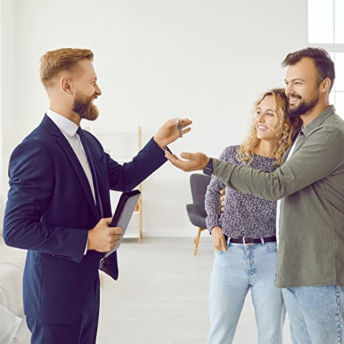 Sumerfnt Key Organizer Case Portable Zippered Key Case Leather Key Holder 24 Key Box Manager & Landlord Key Binder Organizer #TOP1