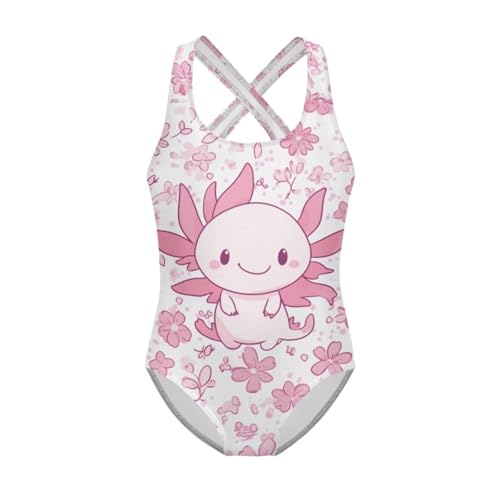 Image of Girls One Piece Swimsuits Sleeveless Lightweight Bathing Suit Beach Swim Suit Quick Dry Swimwear 5-14 Y