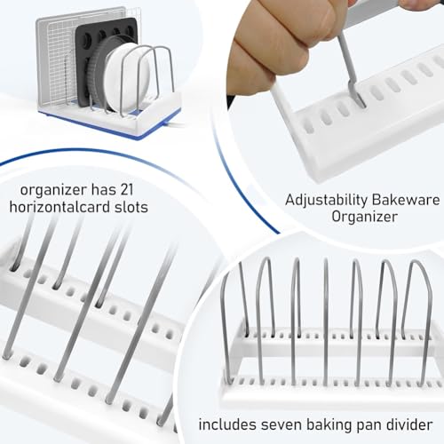 Escurreplatos pequeño ajustable para optimizar espacio y organizar tapas en encimeras 6