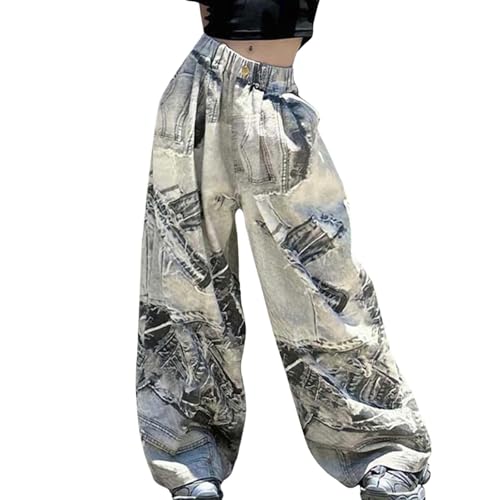 Wide Leg Jeans Girls Baggy Ripped Jeans for Girls Kids Pants for Teens Bow Jeans Kids Size 10-12 10 12-14 14 6 7 8