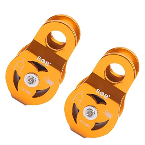 1 Par de Polia inconfundible de 23KN para Escalada Arborista Ao Ar Livre