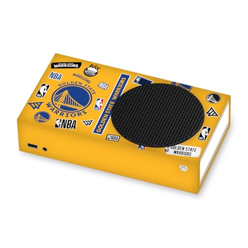 Autocollant Golden State Warriors Xbox Series S anti-rayures pour relooker votre console