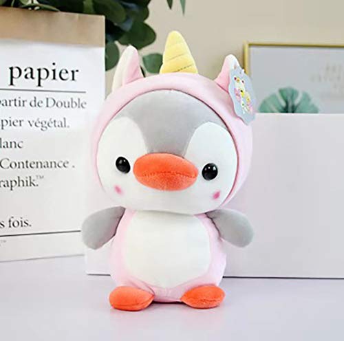 LYH2019 New Penguin Transform Unicorn Bee Frog Dinosaur Plush Doll Soft Stuffed Animal Toy Baby Appease Toys Gifts For Children 25Cm
