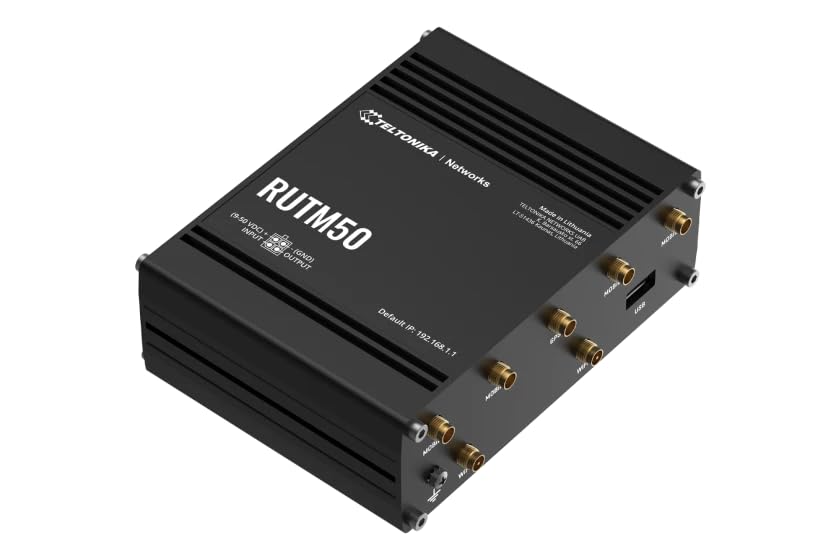 Image of Teltonika RUTM50 5G Router with Wi-Fi | 802.11ac /abgn | 3.4 Gbps | 5G SA /NSA | RUTM50000000 | North America