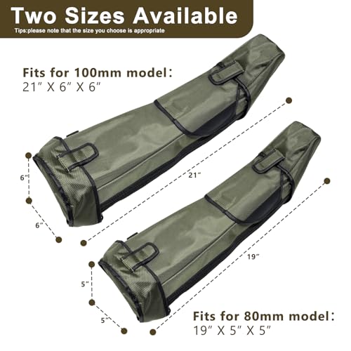 Bolsa telescópica para observación de aves y estuche de caza 100mm 2