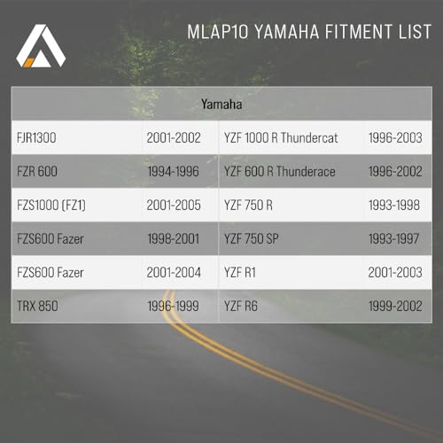 Image of Aharon Motolumino Motorcycle LED Turn Signal Mounting Brackets 4-Pack | Compatible with Yamaha, M8 /M10 Thread | Tight Fit in Original Turn Signal Locations | Bike Indicator Lights | Blinkers