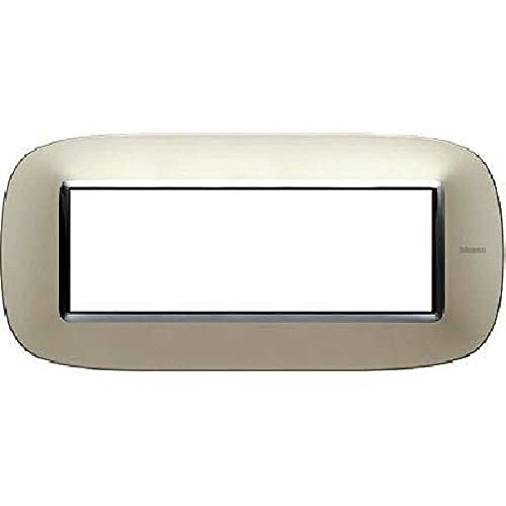 Bticino Axolute HB4806SAN – ax-placa 6 m argento