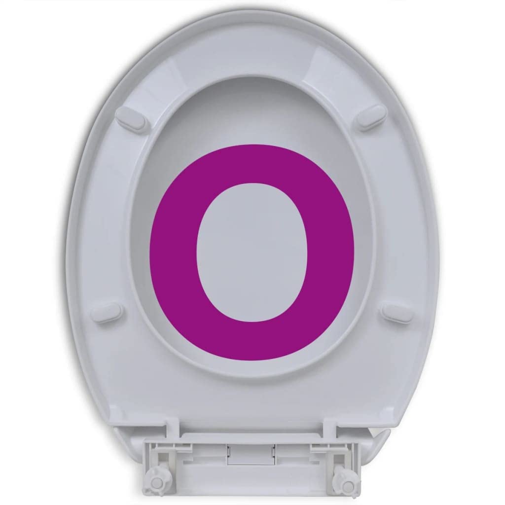 Asiento de inodoro con descenso automático, 2 unidades, plástico blanco, tapa de inodoro de cierre suave, asiento universal con bisagra, extraíble, silencioso, fácil montaje para baño, familia