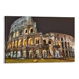 Póster de pared Colosseo Arenas Roma Coliseo (7) lienzo impreso, obras de arte, decoración de habitación, 20 x 30 cm