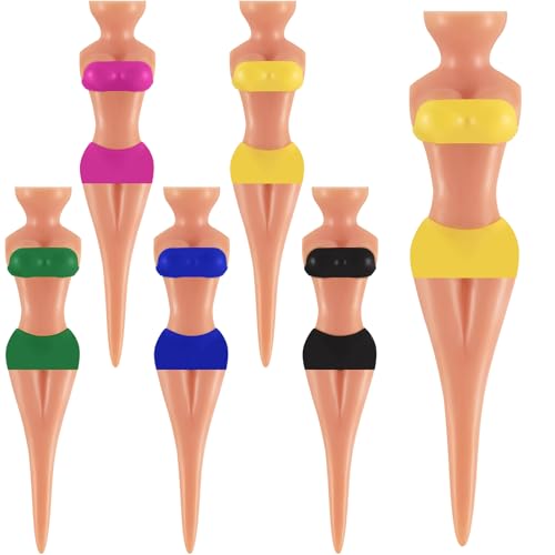 Tees de golf rigolos pin-up lady de 76 mm parfaits pour vos séances de practice à la maison