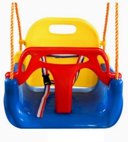 3-in-1 Baby Multifunctional Swing Seat, Toddler Swing, Anti-Flip Snug & Secure Detachable Infants to Teens Kids Swing Seat for Indoor Outside Playground