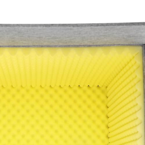 Cubierta Acústica de Escritorio 31" H X 31" W X 31" L Cabina de Grabación Portátil con Doble Aislamiento Acústico para Estudios, Oficinas (Amarillo+Gris) miniatura 7