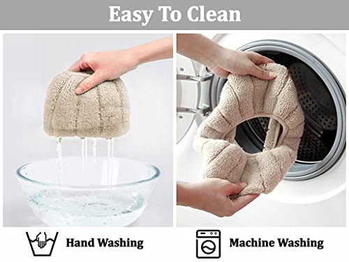 Anlising 3PCS Wärmer WC-Sitzbezüge, Waschbar WC-Sitzwärmer, Toiletten Sitzbezug Sitz, Toilettensitzabdeckung, Wc Sitzwärmer Kissen, Toilettensitzkissen, für Toilettensitze (3 Farben) – Bild 7