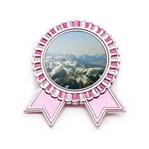 Broche rose avec inscription style montagne le cadeau parfait pour alpiniste