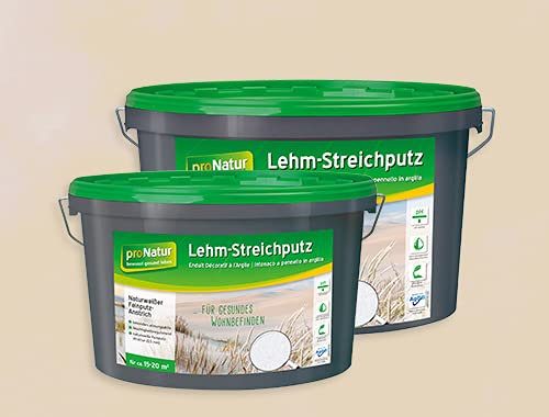 Pro Natur Lehm-Streichputz für Innenwände und Decken