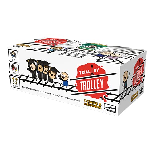Lucky Duck Games, Trial by Trolley, Grundspiel, Partyspiel, Kartenspiel, 3-13 Spieler, Ab 16+ Jahren, 15+ Minuten, Deutsch – Ansicht 6