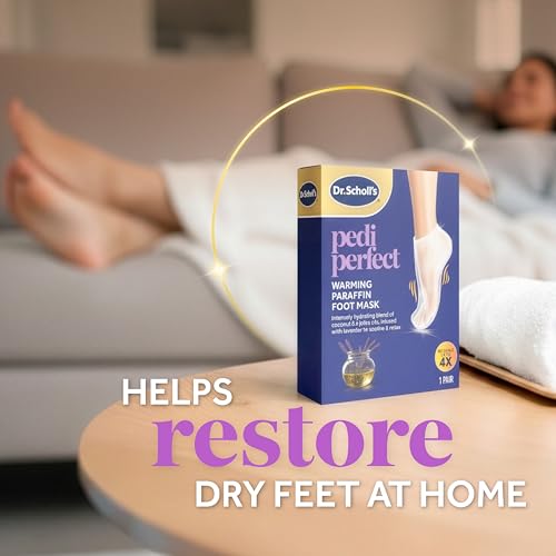 Image of Dr. Scholl's Pedi Perfect Warming Paraffin Wax for Feet, Foot Mask