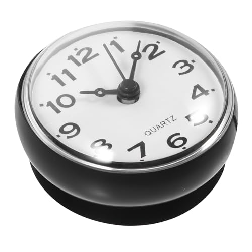 Levemolo Shower Bathroom Wall Suction Clock Waterproof Digital Wall Clock Battery Operated for Bathroom Kitchen