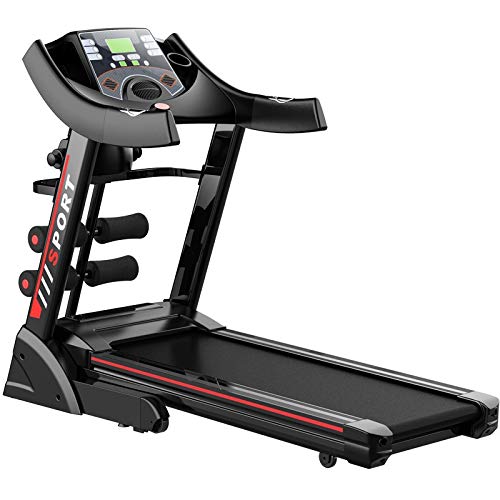 Image of Treadmill Walking Household Mute Treadmill, Foldable Multi-Functional, Home Fitness Workout Aids