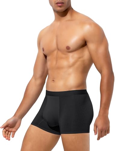 Mens Breathable Boxer Briefs Soft Lightweight Moisture Wicking comfortable Trunks Underwear3