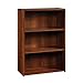Sauder Beginnings 3-Shelf Bookcase, Brook Cherry finish