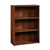 Sauder Beginnings 3-Shelf Bookcase, Bookshelf with Adjustable Storage Shelves, in Brook Cherry finish