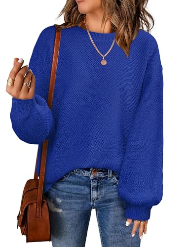 NIeyook Royal Blue Fall Sweaters for Women 2025 Trendy Long