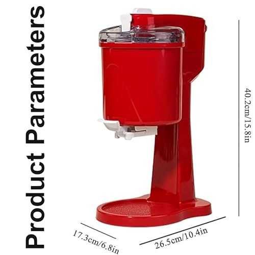 WUDLi Eismaschine, 1000Ml Softeismaschine, DIY Dessert Frozen Yoghurt Sorbet Maker, tragbar und leicht zu reinigen, geeignet für Frozen Yoghurt, Eiscreme, Sorbet – Bild 7