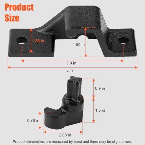 Image of Fuoequl Trailer Hasp Bolt Kit for Trailer Cam Action Hasp | Trailer Cam Bar Keeper