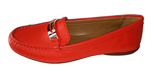 Coach Olympia Pebble Grain Leather Coral 8M #TOP9