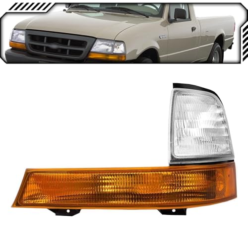 EPIC LIGHTING Halogen Replacement Spec Corner Light Compatible with FORD 98-00 RANGER [ FO2520144 F87Z13201BA ] Left Driver Side
